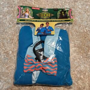 Disguise Wicked Shiz Costume Kit Shirt & Bowtie Adult Large New Sizes 14+